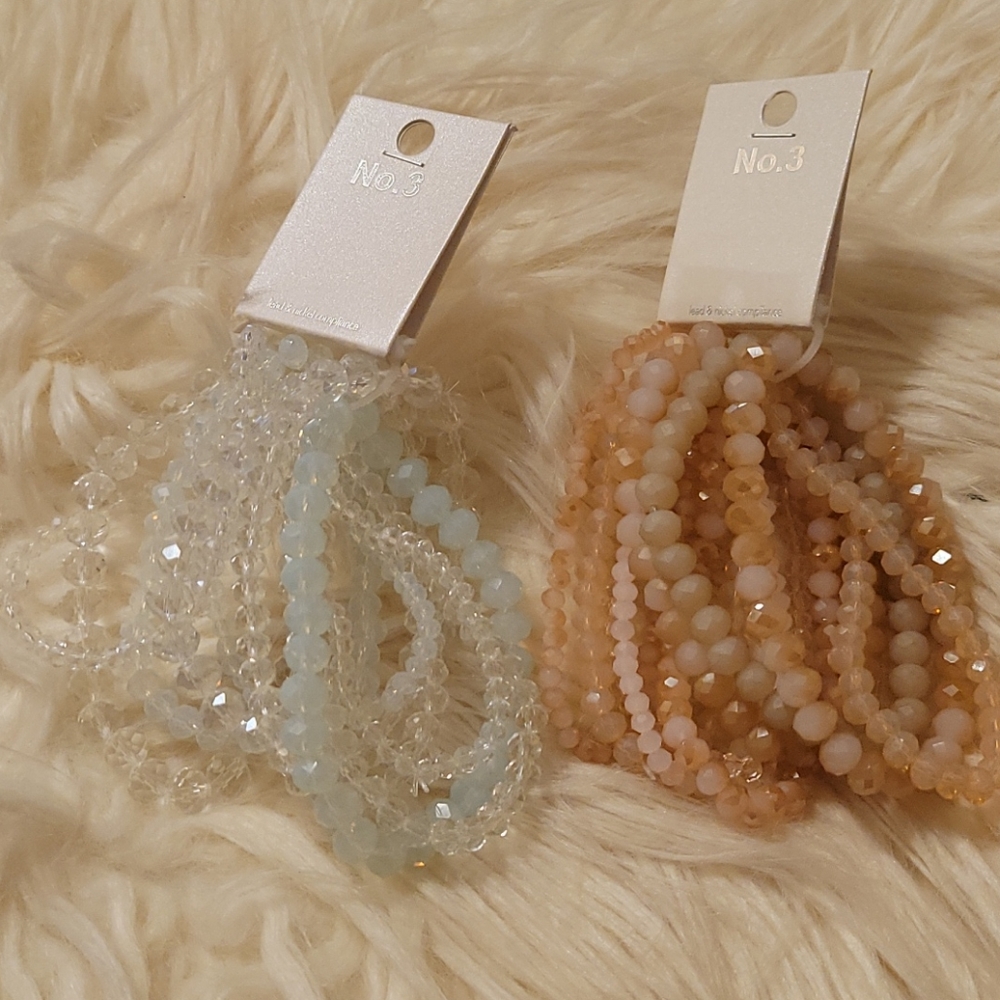 Beaded Stretch Bracelet Set
